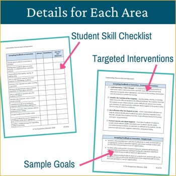 Classroom Behavior Rules Expectations Checklist Goals Interventions Data Sheets, image 4