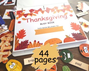 Busy Book Bundle Holiday Busy Book Bundle Preschool Activities PDF Download, image 3