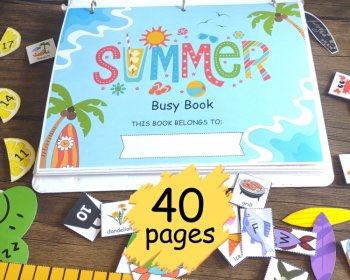 Busy Book Bundle Seasonal Busy Book Bundle Preschool Bundle PDF Download, image 4