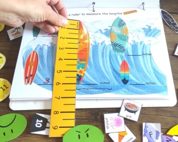 Summer Busy Book For PreK Summer Preschool Activities Summer Toddler Activities, image 3