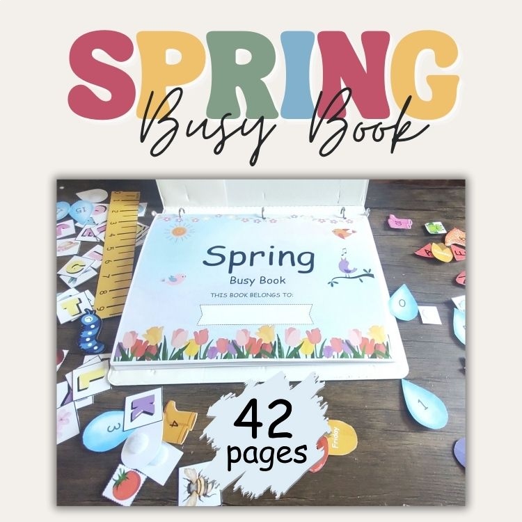 Spring Busy Book Spring Homeschool Activities Spring Toddler Activities
