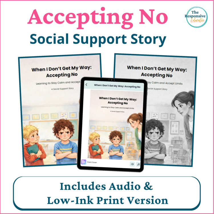 Accepting No Social Support Story Learning Self Regulation Management Skills