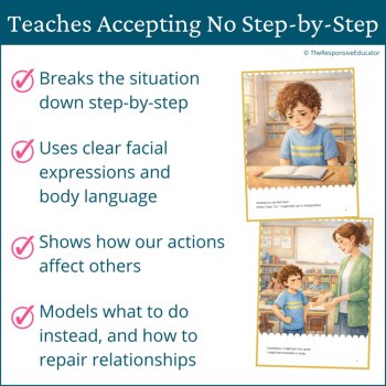 Accepting No Social Support Story Learning Self Regulation Management Skills, image 2