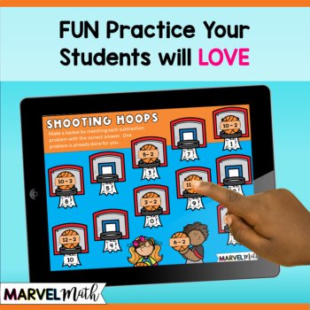 -2 Subtraction Math Facts Practice Slides­ - Fun Google Slides, image 2