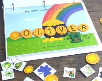 St. Patricks Day Busy Book Printable St. Patricks Day Learning Binder PDF, image 3