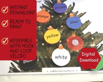 Christmas Busy Book For Toddlers Preschool Christmas Activity Book Printable PDF, image 2