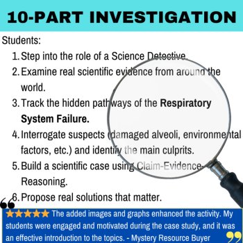 The Respiratory System Failure Mystery – Detective SUB PLAN | Human Body Systems, image 2