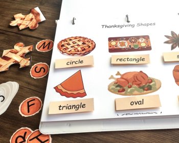 Thanksgiving Busy Book Toddler Activities PDF Download Printable, image 3