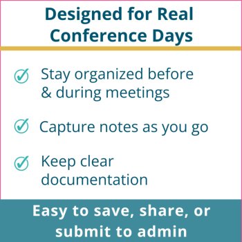 Parent Teacher Conference Schedule Checklist Sign-In Sheets Notes Forms Editable, image 4