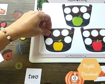 Fall Busy Book For Toddlers Printable Fall Learning Binder PDF Download, image 4