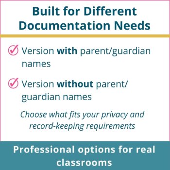 Parent Teacher Conference Sign In Sheet, image 3
