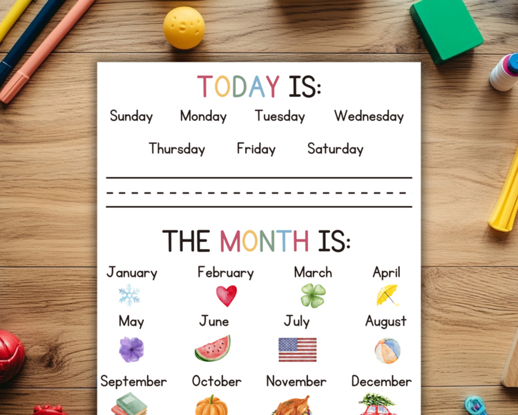 Customizable Morning Menu Printable Morning Menu Homeschool Activity