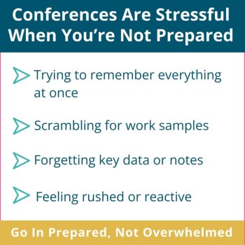 Parent Teacher Conference Prep Checklist, image 2