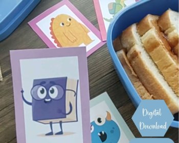 Lunchbox Notes for NonReaders Kindergarten Lunchbox Notes Back-To-School, image 2