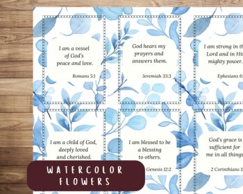 Bible Affirmations Printable Bible Affirmations, image 3