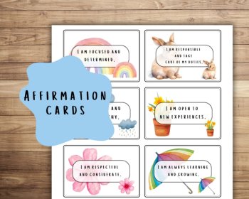 Printable Affirmation Cards for Teens and Older Kids Affirmations, image 3