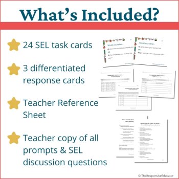 Back to School Write the Room + Would You Rather Social Skills SEL Activity, image 2