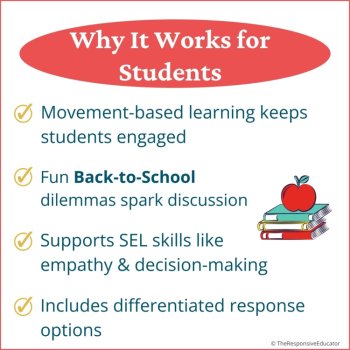 Back to School Write the Room + Would You Rather Social Skills SEL Activity, image 3
