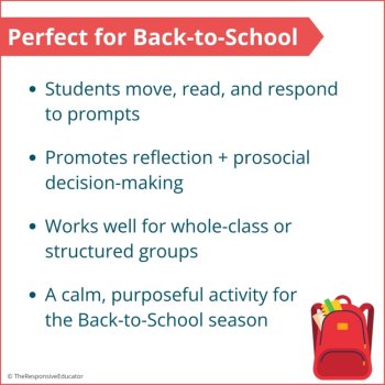 Back to School Write the Room + Would You Rather Social Skills SEL Activity, image 4