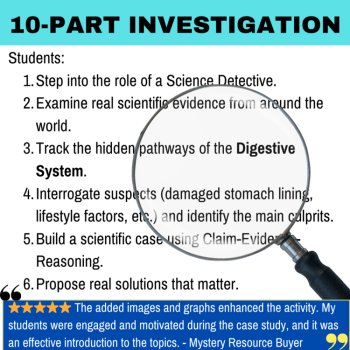 The Digestive System Malfunction Mystery – Detective SUB PLAN | Body Systems, image 2