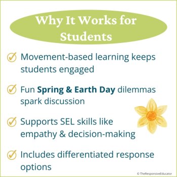 Spring & Earth Day Write the Room + Would You Rather Social Skills Activity SEL, image 3