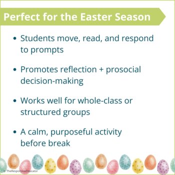 Easter Write the Room + Would You Rather Social Skills Activity SEL, image 4