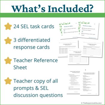 St. Patrick's Day Write the Room + Would You Rather Social Skills Activity SEL, image 2