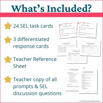Valentine's Day Write the Room + Would You Rather Social Skills Activity SEL, image 2