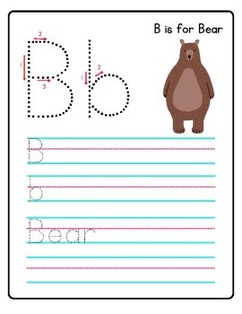 Cute Animal Alphabet Handwriting Pages, image 2