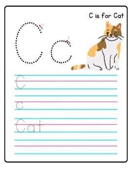 Cute Animal Alphabet Handwriting Pages, image 3