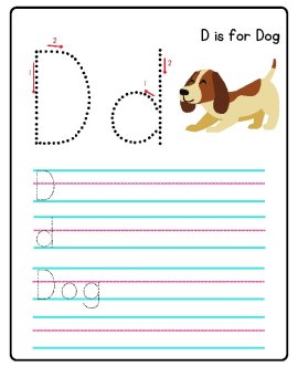 Cute Animal Alphabet Handwriting Pages, image 4