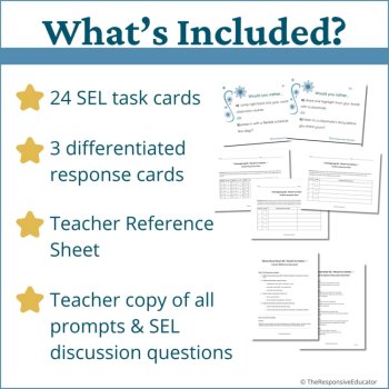 Winter Break Reset Write the Room + Would You Rather Social Skills Activity SEL, image 2