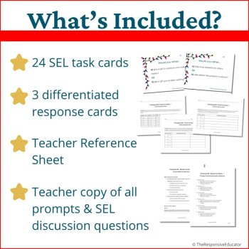 Christmas Write the Room + Would You Rather Social Skills Activity SEL, image 2
