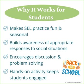 Back to School Expected vs Unexpected Behaviors Choices Sort Activity SEL, image 3