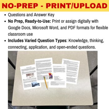 Extreme Winter Weather Reading | Snowstorms, Blizzards | 6th 7th 8th Grade, image 3