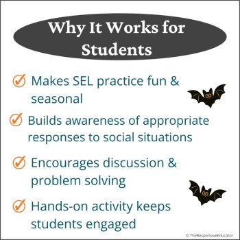 Halloween Expected vs Unexpected Behaviors Choices Sort Activity Social Skills, image 3