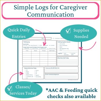 Toileting Data Sheet Diaper Change Log SPED Daily Communication Logs, image 4