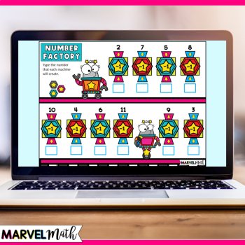 -1 Subtraction Math Facts Practice - Fun Google Slides, image 3