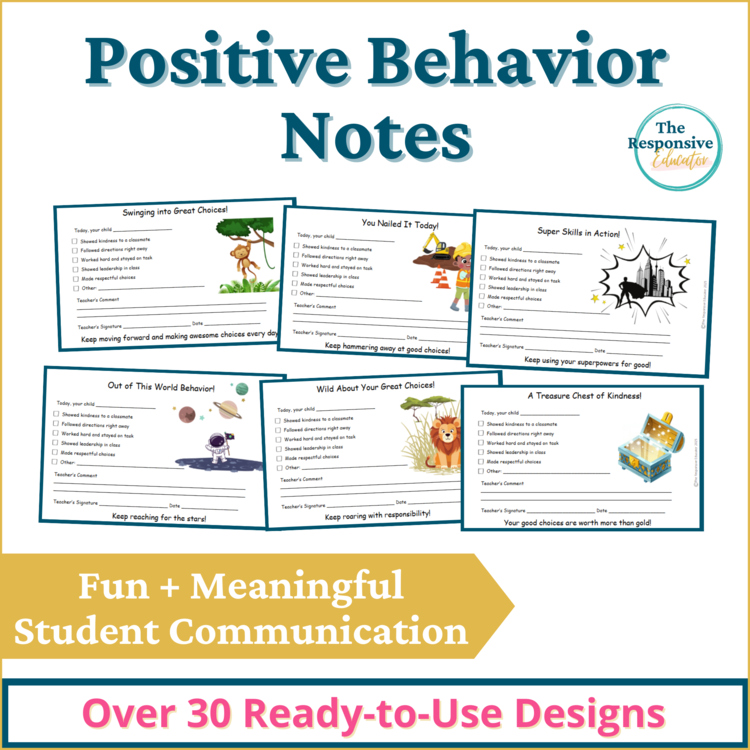 Positive Happy Notes from Teacher Communication Home Happy Proud Teacher Mail