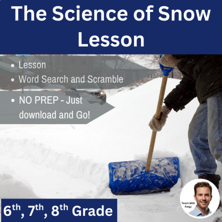 The Science of Snow Lesson | Formation, States of Matter | 6th, 7th, 8th Grade