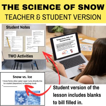 The Science of Snow Lesson | Formation, States of Matter | 6th, 7th, 8th Grade, image 2