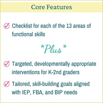 Functional Life Skills Checklist, IEP Goals & Interventions K–2, image 3