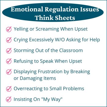 Student Emotional Regulation Behavior Reflection Elementary & Middle School, image 2