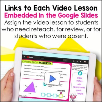 3rd Grade Perimeter Google Slides Bundle - Using Rulers, Missing Side Lengths, image 2