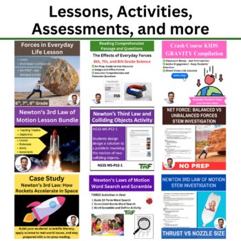 S.6.7 - Force, Motion, and Energy Curriculum Bundle | TEKS Science 6th Grade, image 4