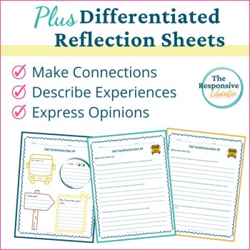 Field Trip Permission Slip Editable & Field Trip Reflection Worksheet, image 3