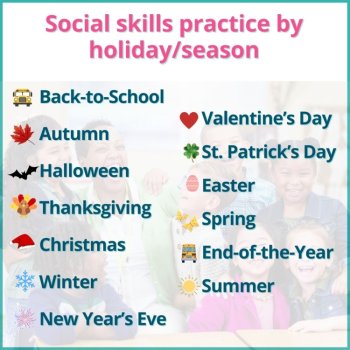 Social Behavior Worksheets Social Emotional Behavior Activities Seasonal Bundle, image 2