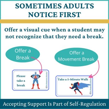Superheroes Student I Need a Break Card Classroom Emotional Regulation Visual, image 3