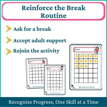 Singers Student I Need a Break Card Classroom Emotional Regulation Visual, image 4