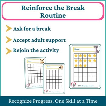 Puppies Student I Need a Break Card Classroom Emotional Regulation Visual, image 4
